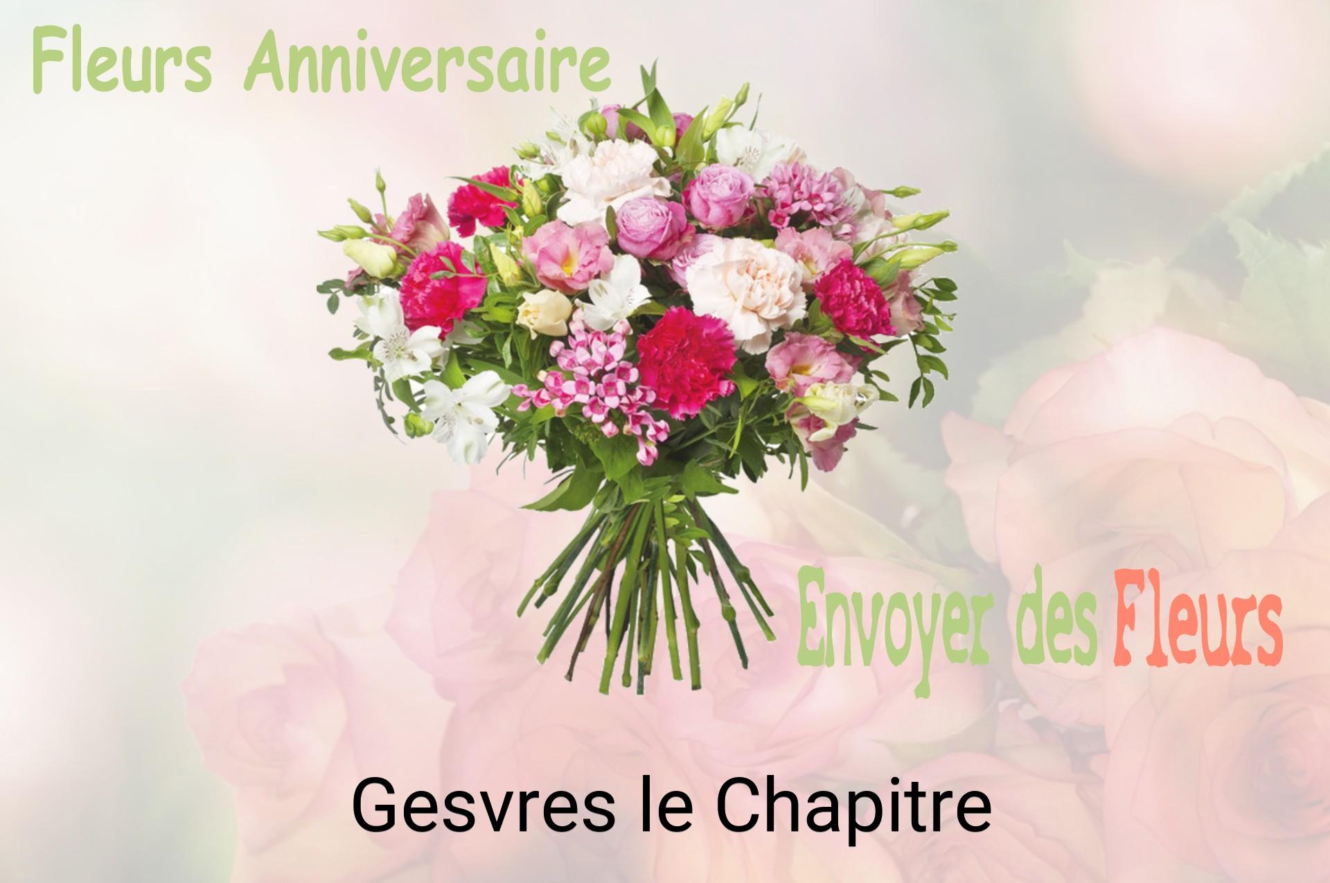 Bouquet de fleurs d’anniversaire livré à Gesvres-le-Chapitre