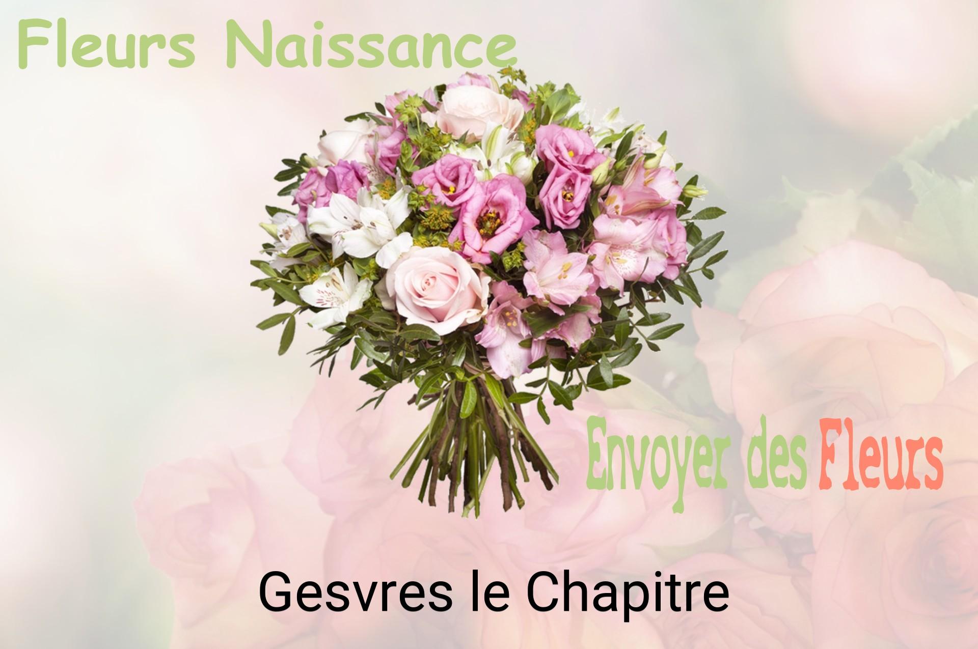 Bouquet de fleurs de naissance livré à Gesvres-le-Chapitre