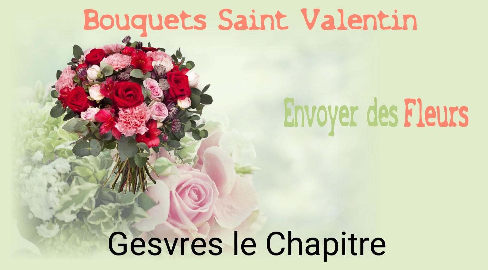 Roses de Saint-Valentin livrées à Gesvres-le-Chapitre